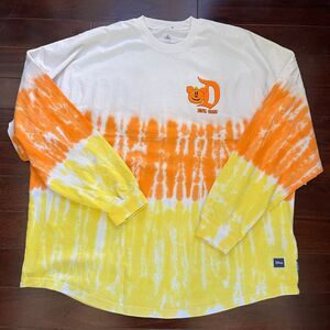 Disneyland Mickey &‎ Friends Halloween Candy Corn Spirit Jersey XXL Unisex